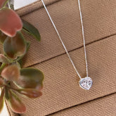 Colar Coração Ponto de Luz