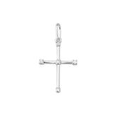 Pingente Cruz Palito Zircônias