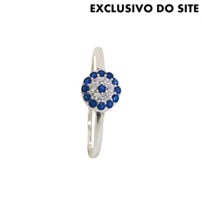 Anel Olho Grego Cravejado