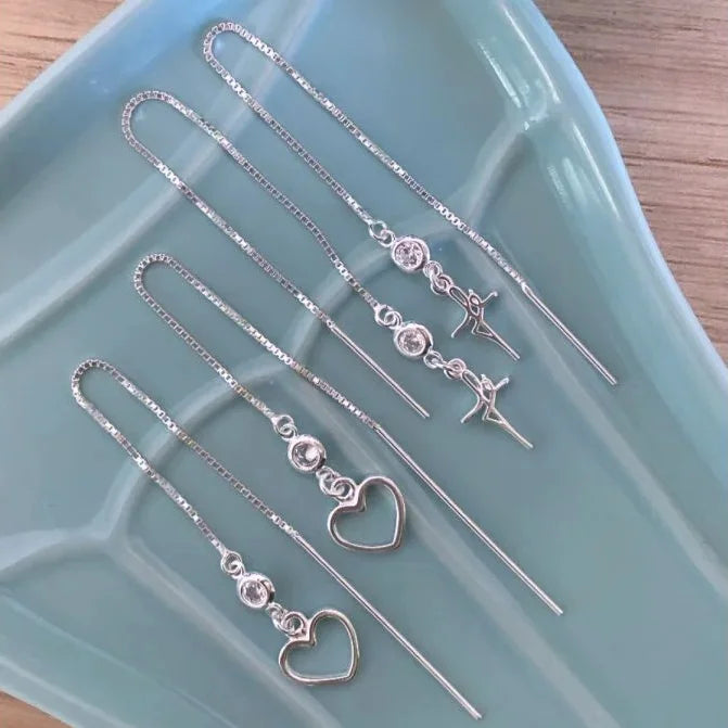 Brinco Corrente Fé ou Coração