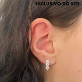 Brinco Cravejado Zircônias