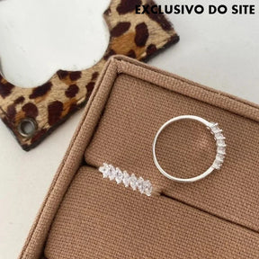 Anel Meia Aliança Navete