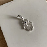 Pingente Mão de Fátima Zircônias