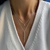 Colar Duplo Essenza - Prata 925 Legítima