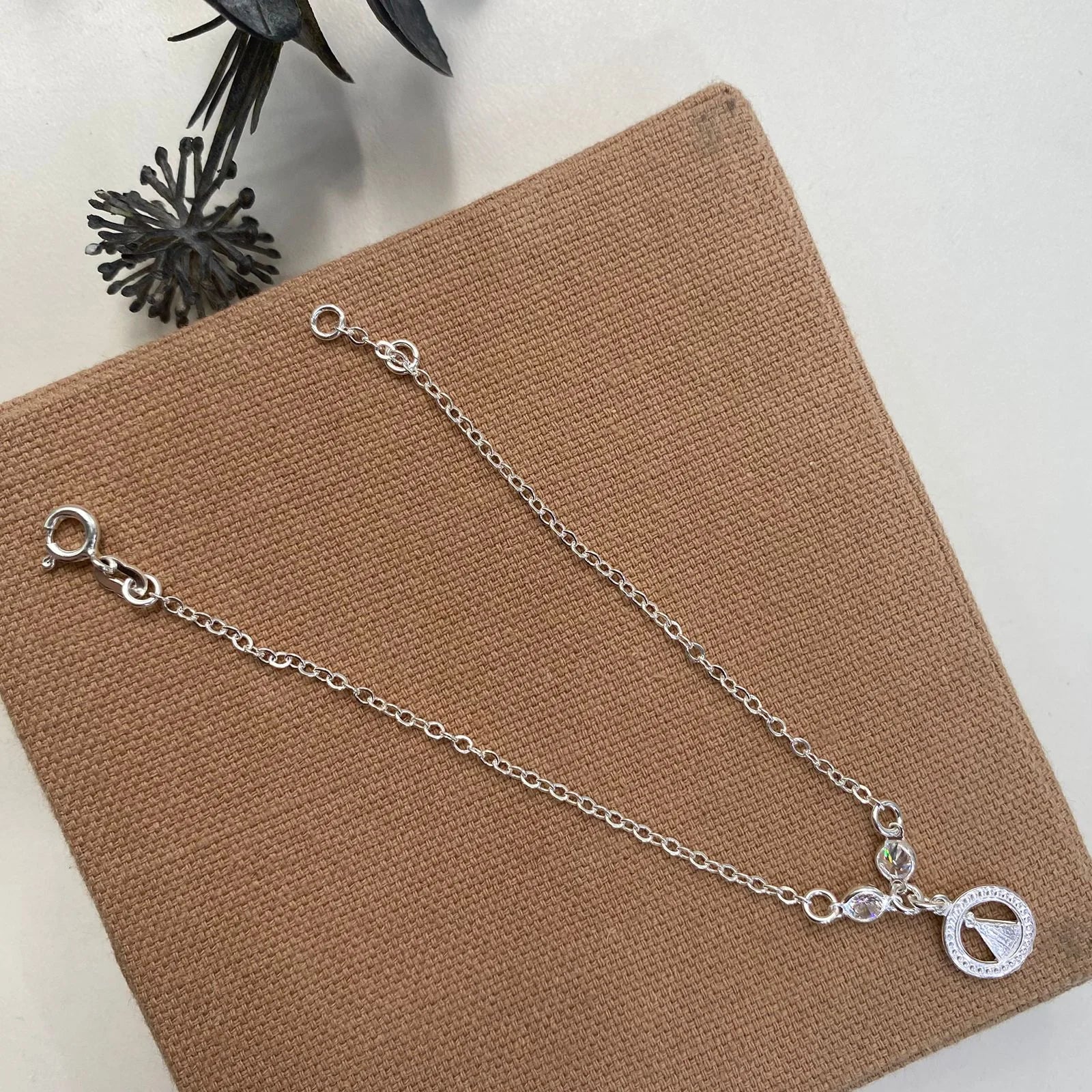 Pulseira Nossa Senhora Aparecida Zirconias