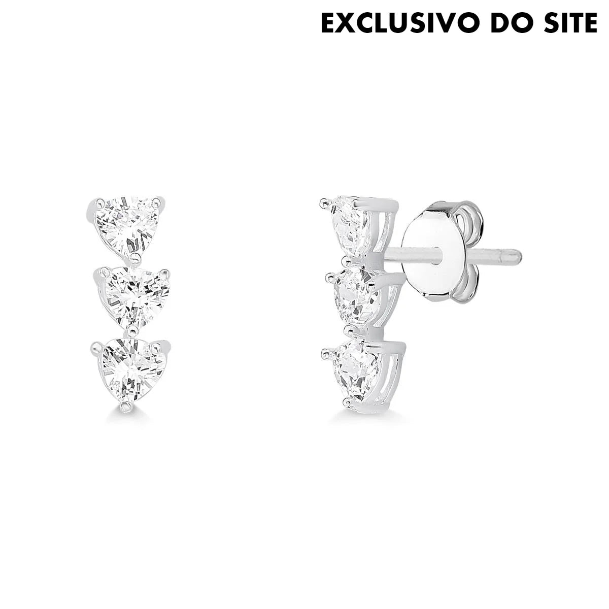 Brinco Cravejado Zircônias