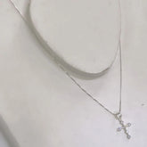 Colar Cruz com Zircônias