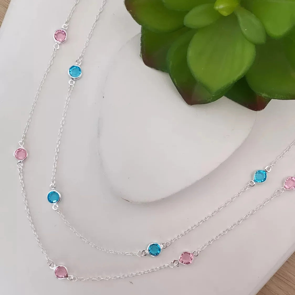 Colar Choker Zirconias Colors